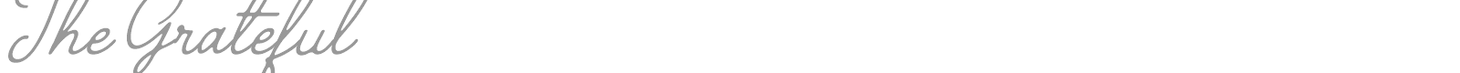 The Grateful font preview